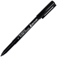 Marker permanent Okerman PM511, 0.5-2 mm, negru, varf rotund, 13.5 CM